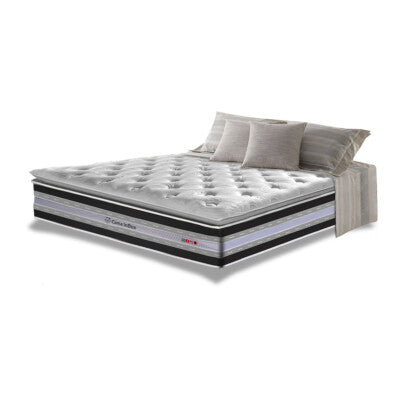 Colchão Casal OrtoFirm 138x188x28 One Face Espuma D45 Cinza