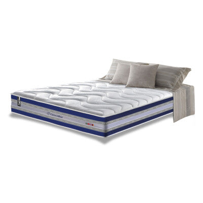 Colchão Queen de Molas Ensacadas D33 Cama inBox Select Firme 158x198x32 Café