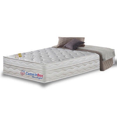 Colchão Solteiro OrtoFirm 88x188x28 One Face Espuma D45 Cinza