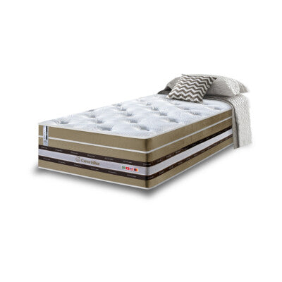 Colchão Solteiro OrtoFirm 88x188x32 Double Face Espuma D45 Cinza