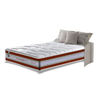 Colchão Solteiro de Molas Ensacadas D33 Cama inBox Select Firme 88x188x32 Cinza