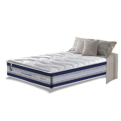 Colchão Solteiro de Molas Ensacadas D33 Cama inBox Select Firme 88x188x32 Cinza