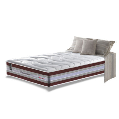 Colchão Solteiro de Molas Ensacadas D33 Cama inBox Select Firme 88x188x32 Cinza