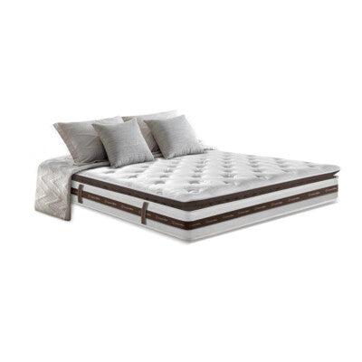 Colchão Casal com Molas Ensacadas Cama inBox Wonderful Branco 138x188x32