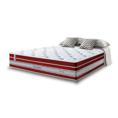 Colchão Queen OrtoFirm 158x198x32 Double Face Espuma D45 Cinza