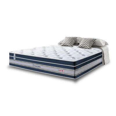 Colchão Queen Molas Ensacadas Euro Pillow 158x198x40 Cama inBox Supreme Confort Gel Living