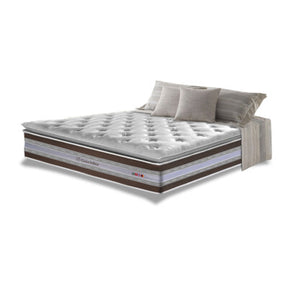 Colchão Queen de Molas Ensacadas D33 com Pillow TOP Cama inBox Select 158x198x32 Preto