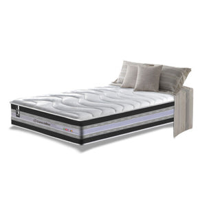 Colchão Solteiro de Molas Ensacadas D33 Cama inBox Select Firme 88x188x32 Cinza